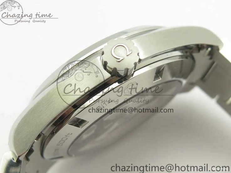 0202 Aqua Terra 150M SS VSF 1:1 Best Edition Blue Wave Textured Dial YG Hand on SS Bracelet A8500 Super Clone Sporty 8026